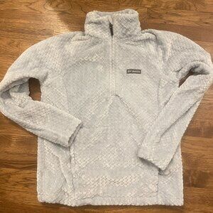 Columbia Ruby Lake Hooded Half Zip Fleece - Light Blue - Size Small